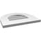 Ekena Millwork Round Top Surface Mount PVC Gable Vent: Non-Functional, w/ 3-1/2"W x 1"P Standard Frame, 16"W x 14"H GVPRT16X1401SN - alternate 3
